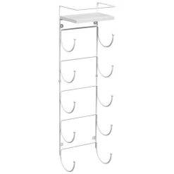 Sorbus Wall Mounted Towel Rack with Shelf