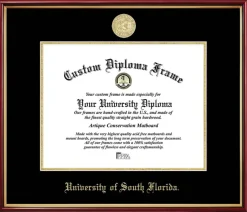 South Florida University Bulls Petite Diploma Frame