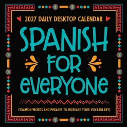 2027 Spanish Words Daily Desktop Calendar