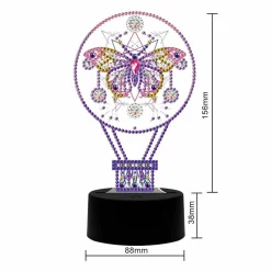 Sparkly Selections Butterfly Lamp Diamond Art Kit