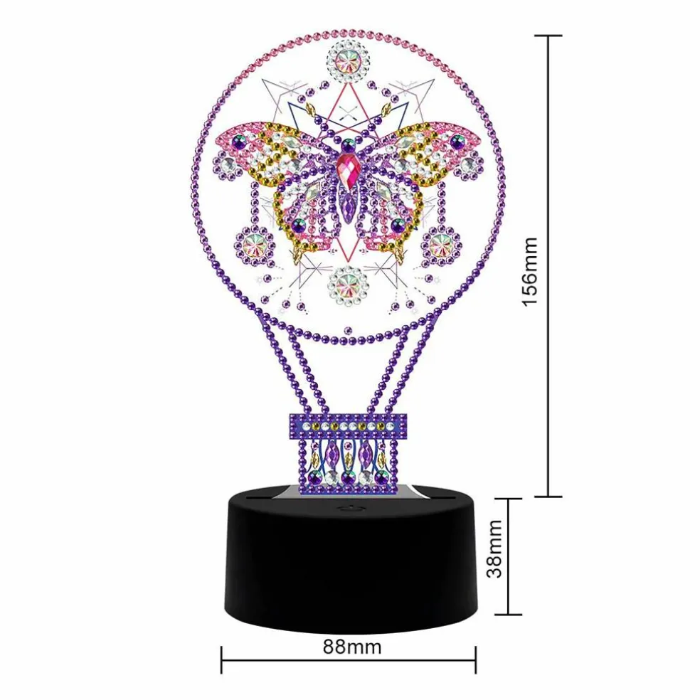 Sparkly Selections Butterfly Lamp Diamond Art Kit