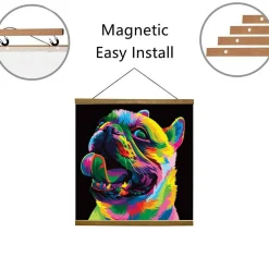 Sparkly Selections 30cm Magnetic Wooden Frame for Diamond Painting or Posters
