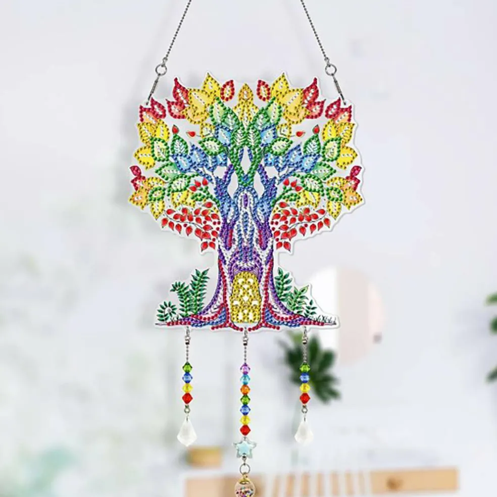 Sparkly Selections Colorful Tree Wall Hanger Diamond Painting