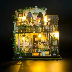 Sparkly Selections Daisy Flower House DIY Miniature Kit