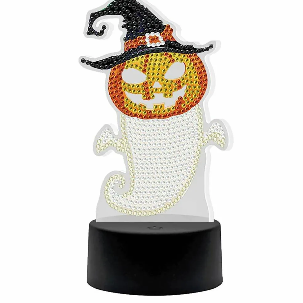 Sparkly Selections Ghost Pumpkin Lamp Diamond Art Kit