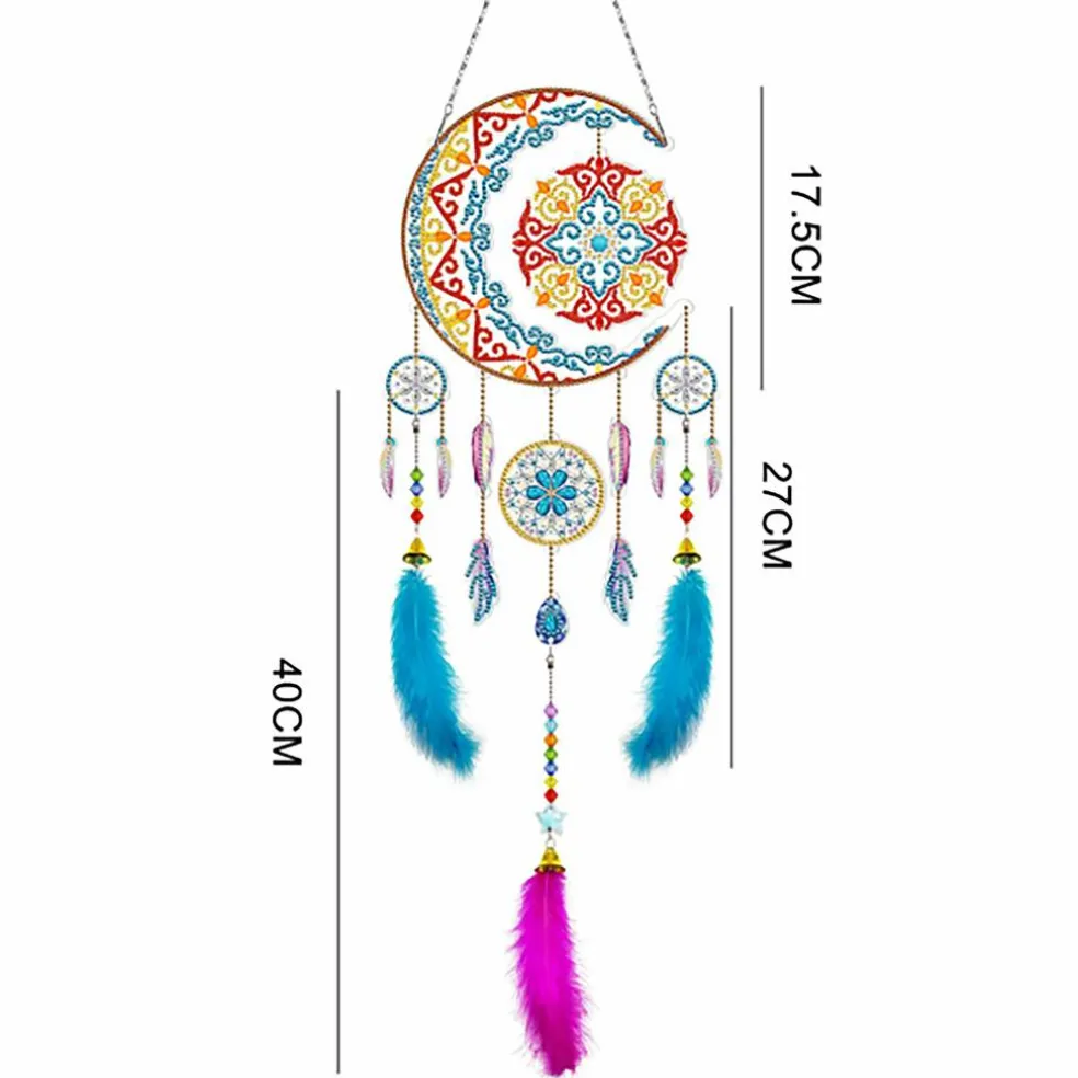 Sparkly Selections Moon Dreamcatcher Diamond Painting