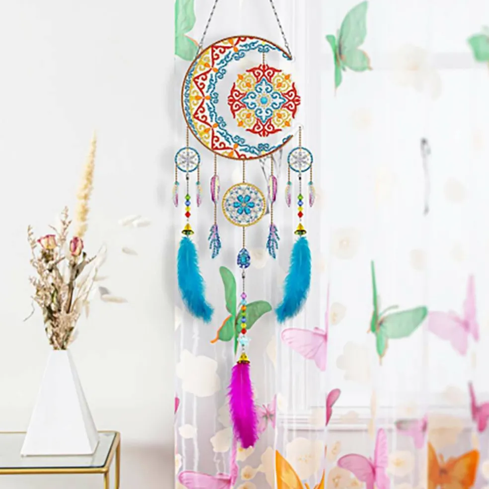 Sparkly Selections Moon Dreamcatcher Diamond Painting