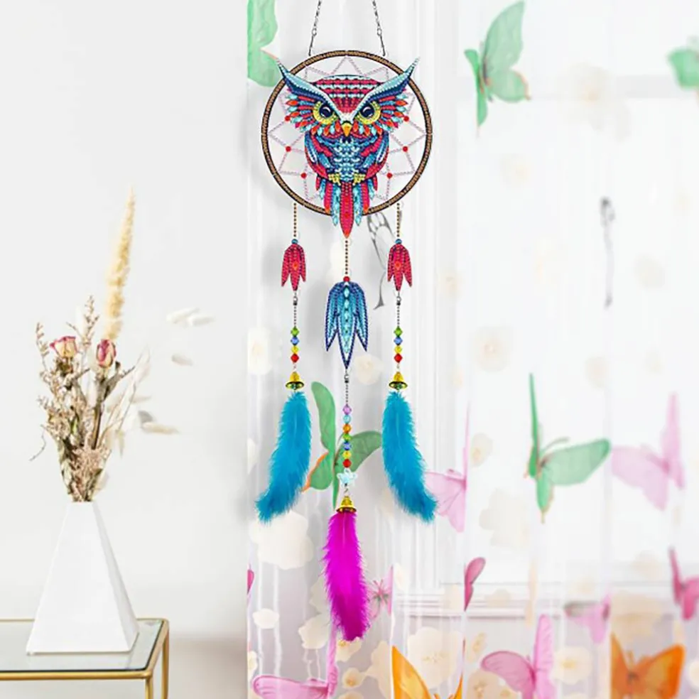 Sparkly Selections Owl Dreamcatcher Diamond Painting