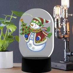 Sparkly Selections Snowman Lamp Diamond Art Kit