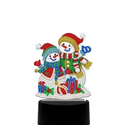 Sparkly Selections' Snowmen Lamp