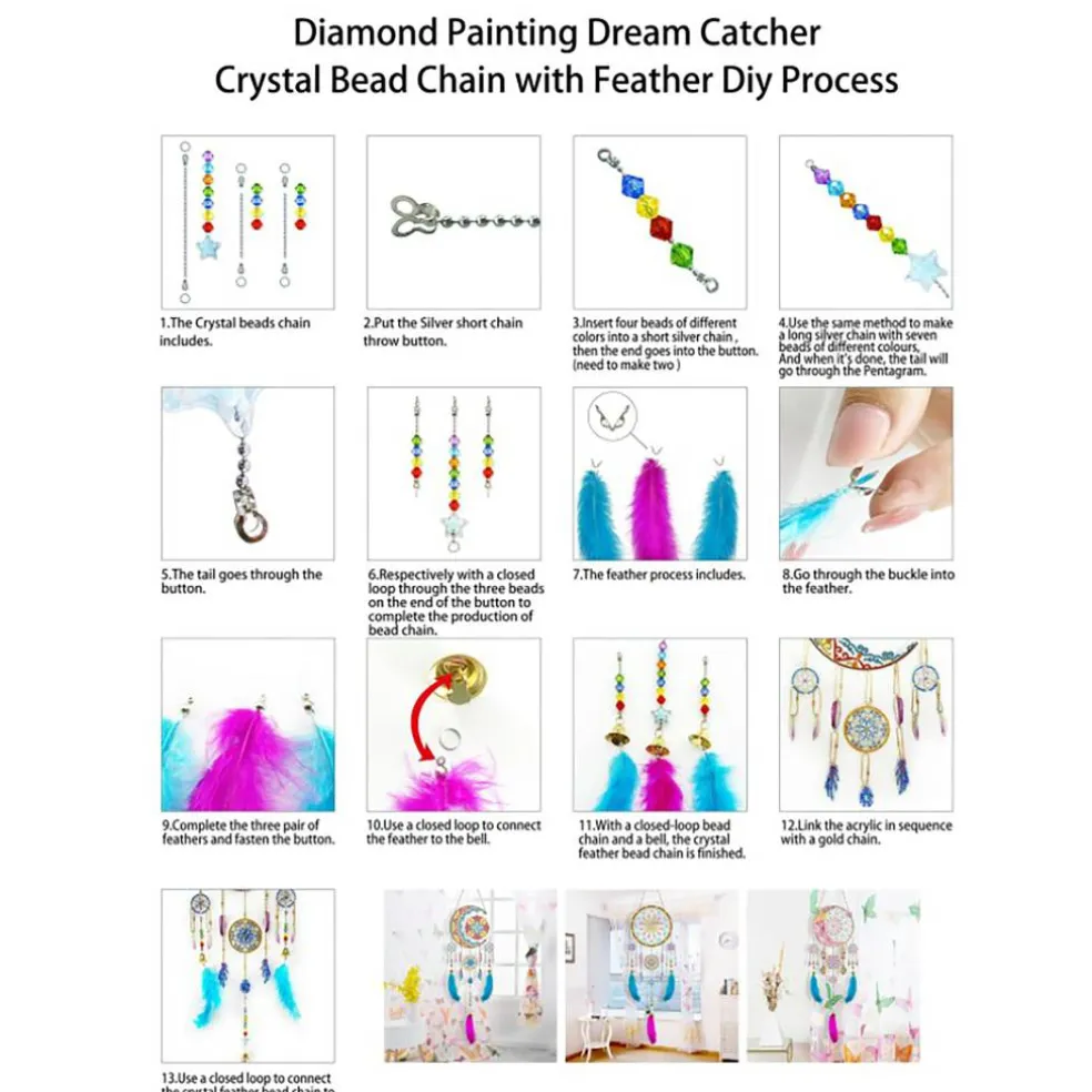 Sparkly Selections Spiral Dreamcatcher Diamond Painting