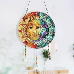 Sparkly Selections Sun and Moon Wall Hanger Diamond Painting
