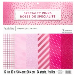 Specialty Pinks Paper Pad by Recollections™, 12" x 12"