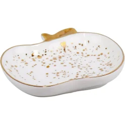 Speckled Ceramic Apple Shaped Dish