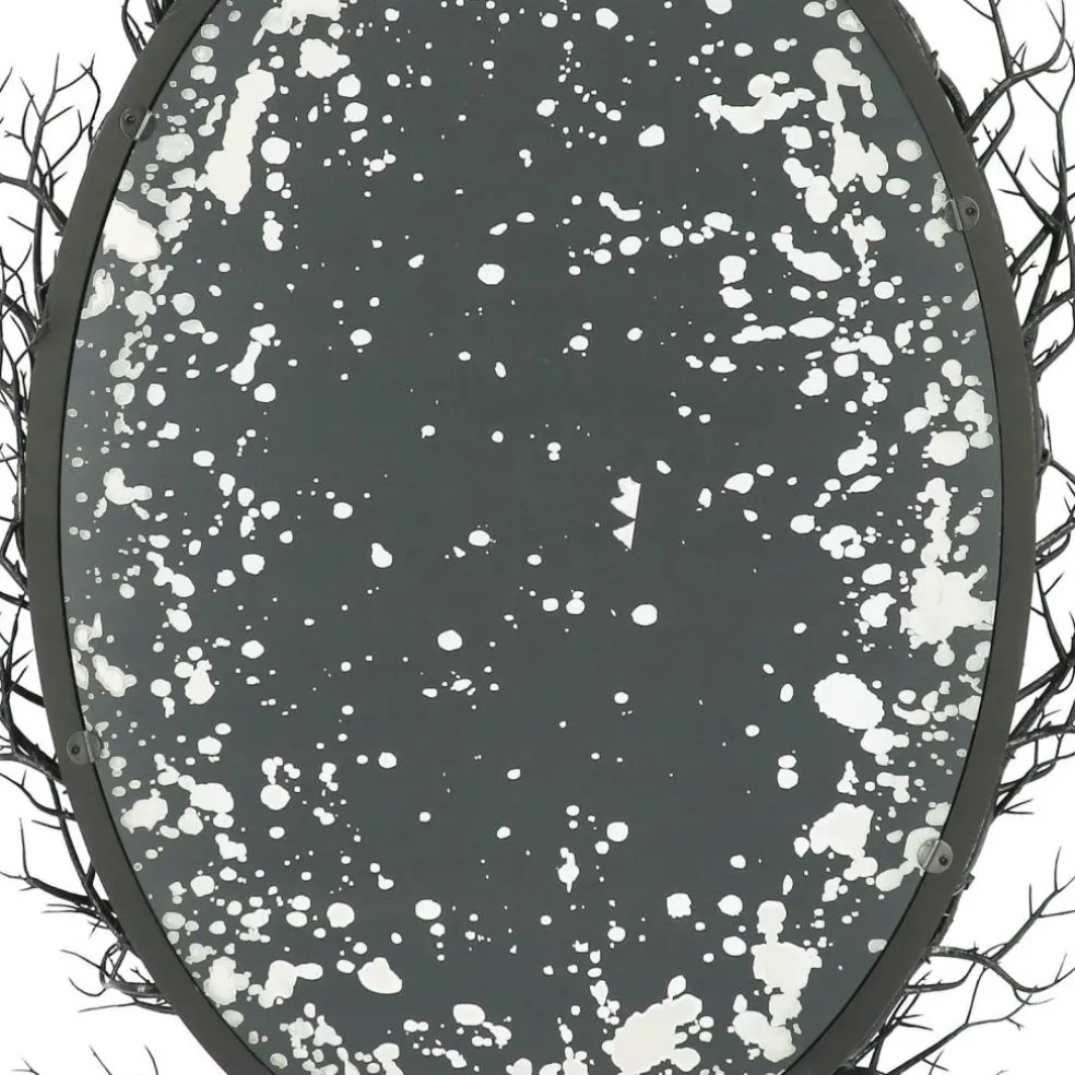 28" Speckled Mirror Wall Décor in Twig Frame by Ashland®