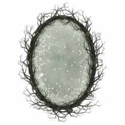 28" Speckled Mirror Wall Décor in Twig Frame by Ashland®