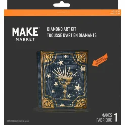 7" Spell Book Acrylic Surface Diamond Art Kit with Stand by Make Market®