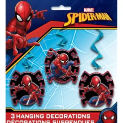 Spider-Man Hanging Swirling Décor, 3ct.