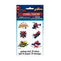 Spider-Man Temporary Tattoos, 24ct.