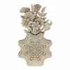8.75" Spiderweb Vase Layered DIY Wood Décor by Make Market®