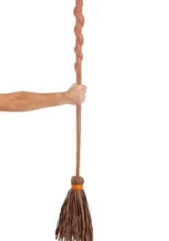 Spiral Witch Broom Costume Accessory