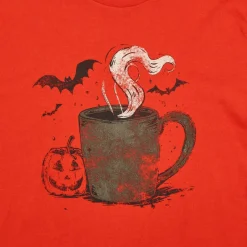 Spooky Coffee Adult T-Shirt