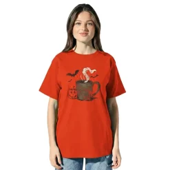 Spooky Coffee Adult T-Shirt