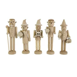 6" Spooky Icons DIY Wood Nutcracker Set by Make Market®