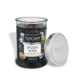 Spooky Soda: Pumpkin & Cream Soda Scented Halloween Candle (18 oz)