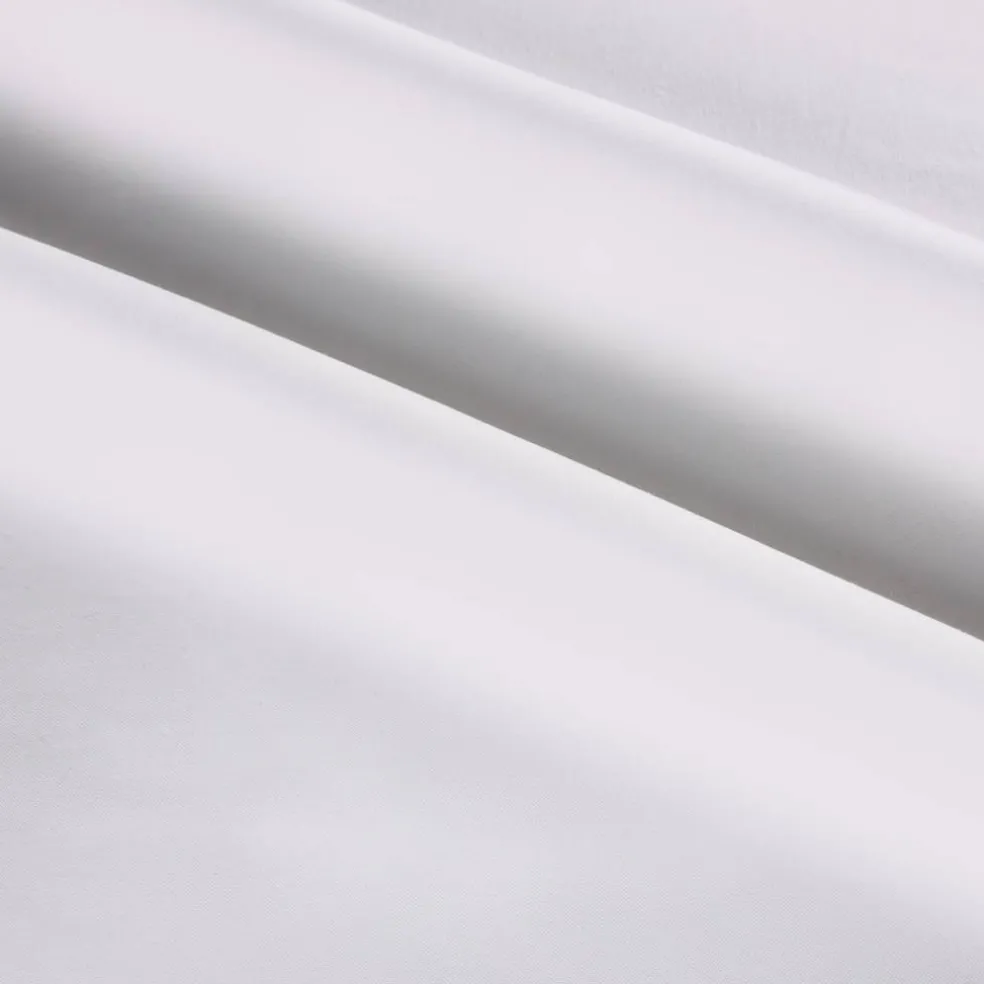 Springs Creative White Solid Cotton Fabric