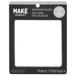3.7" Square Sublimation Coasters by Make MarketĀ®, 4ct.