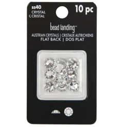 SS40 Round Flatback Austrian Crystals, 10ct. by Bead Landing™