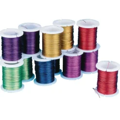 S&S® Worldwide 24 Gauge Metallic Craft Wire, 12 Pack