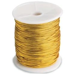 S&S® Worldwide 1mm Gold Elastic Cord