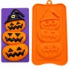 Stacked Jack-O-Lantern Silicone Mold – Halloween Pumpkin Chocolate Bar Mold