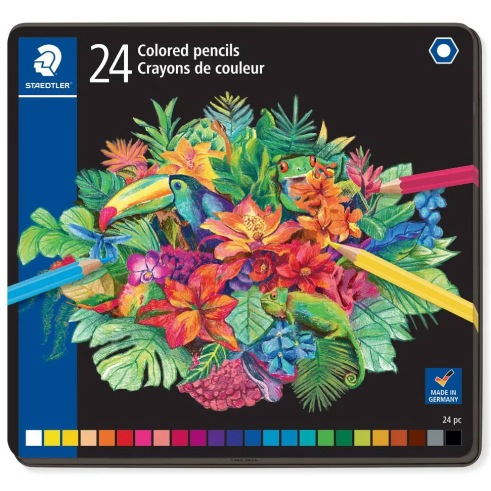 Staedtler® 48 Colored Pencils Tin Set