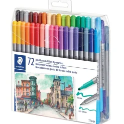 Staedtler® Duo Fiber-Tip Pens
