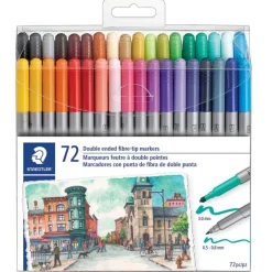 Staedtler® Duo Fiber-Tip Pens