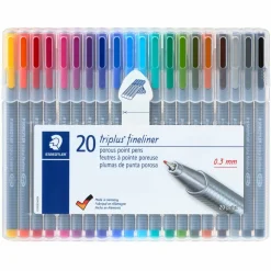 Staedtler® Triplus® Fineliners, 20 Count