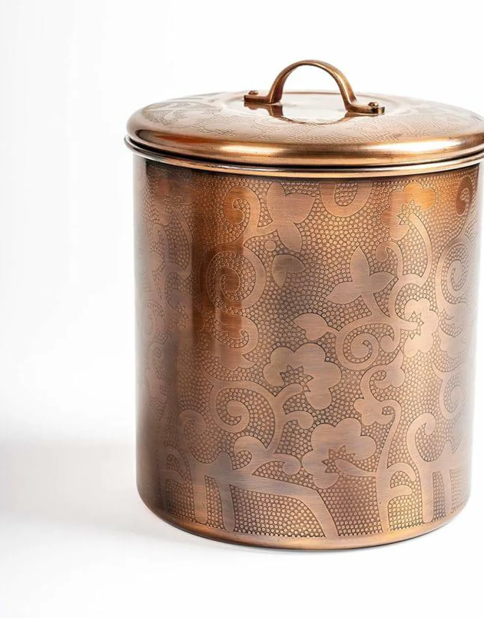 Stainless Steel Kitchen Canister | Antique Copper Finish