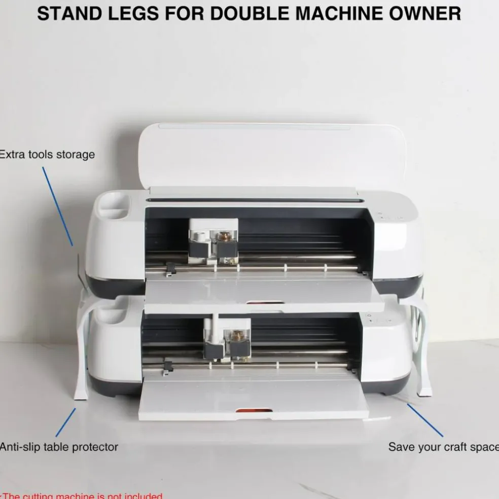 7'' Stand Legs for Cricut Maker 3/ Maker/Explore 3/ Explore Air 2 Machine Storage and Organization, Cutting Machine Accessories and Supplies and Tools Organizer, Table Space Saving