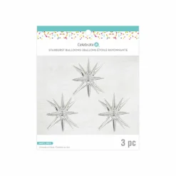 26" Starburst Foil Balloons, 3ct. by Celebrate Itâ„¢