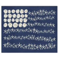 Starfish Flag Canvas Wall Art