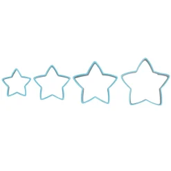 Stars Stainless Steel Nested Cookie Cutter Set by Celebrate It®