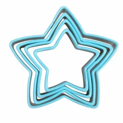 Stars Stainless Steel Nested Cookie Cutter Set by Celebrate It®