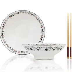 Star Wars Characters 30-Ounce Ceramic Ramen Bowl and Chopstick Set
