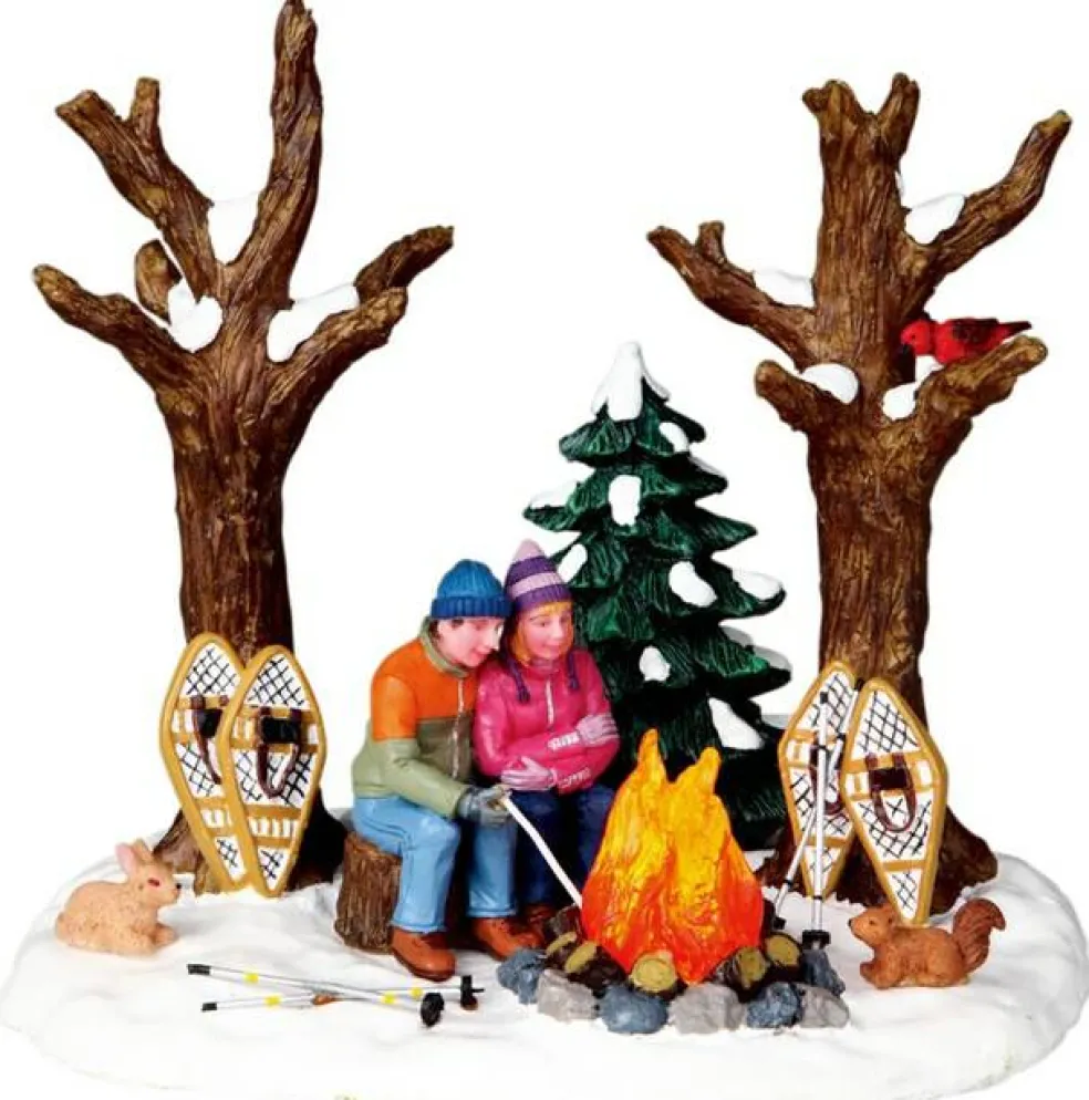 Staying Warm - Lemax Vail Village