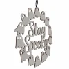 15.5" Stay Spooky Ghost Wreath DIY Wood Plaque by Make Market®