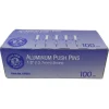 1/2" Steel Push Pins 100/Box, 2 Pack