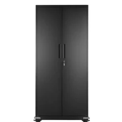 Steel Storage Cabinet 68.9 in Lockable with 4 Adjustable Shelves